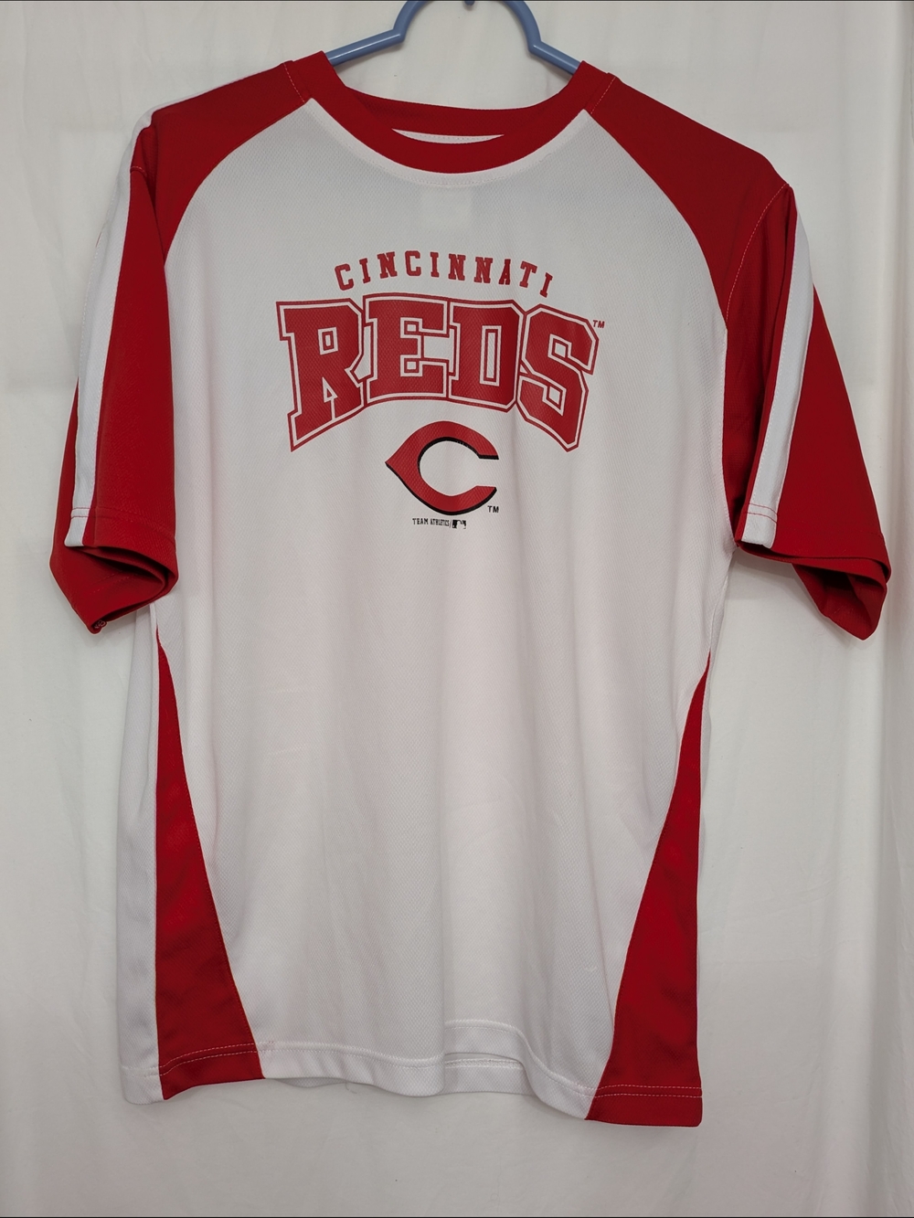 Vintage Cincinnati Reds Youth XL 18 MLB Team Athletics Mesh Jersey Shirt